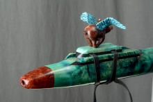 Boxelder Burl Native American Flute, Minor, Low C-4, #L53F